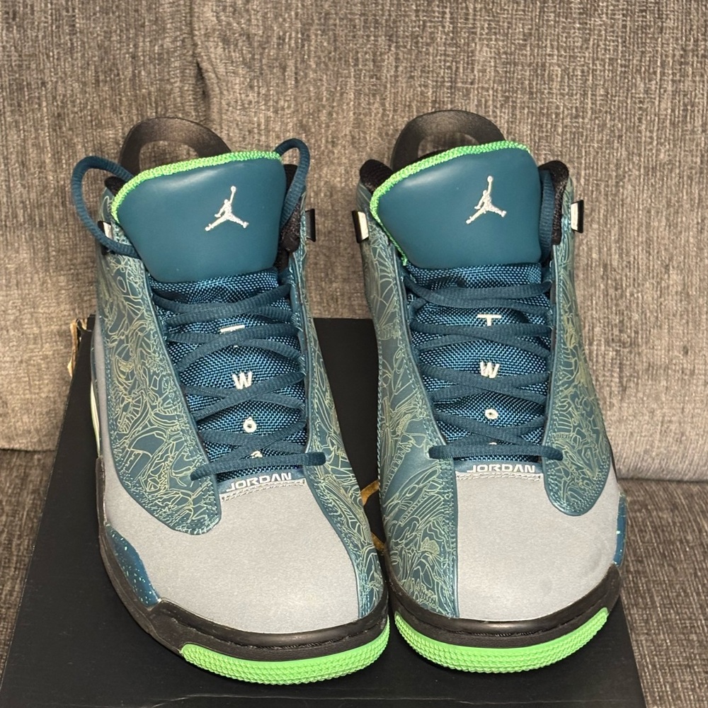 Jordan Teal and Green Men's Shoes